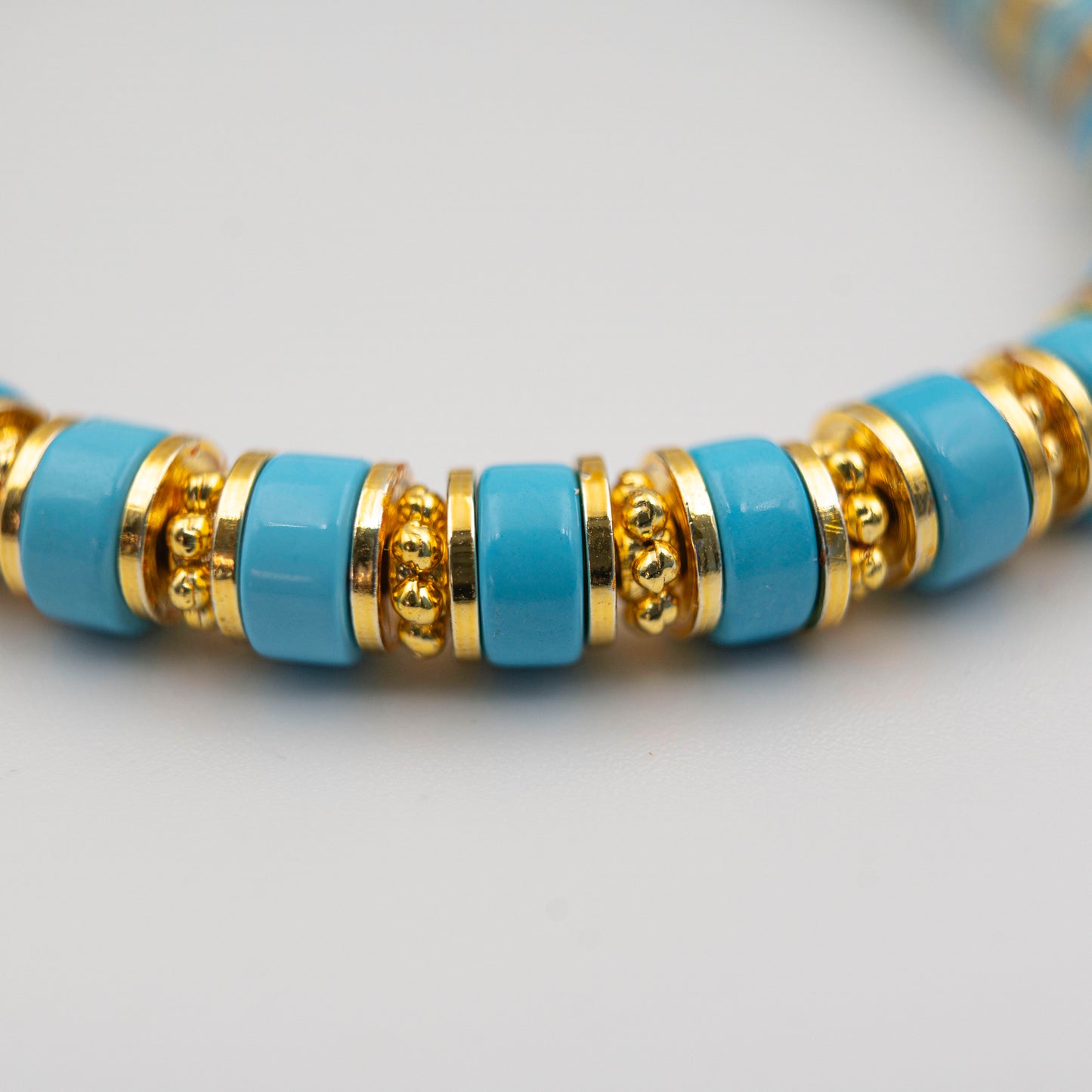 Sky Blue Turquoise Spiritual Bracelet – Energy-Charged Jewelry for Calm & Travel Protection - jambhala&jewelry