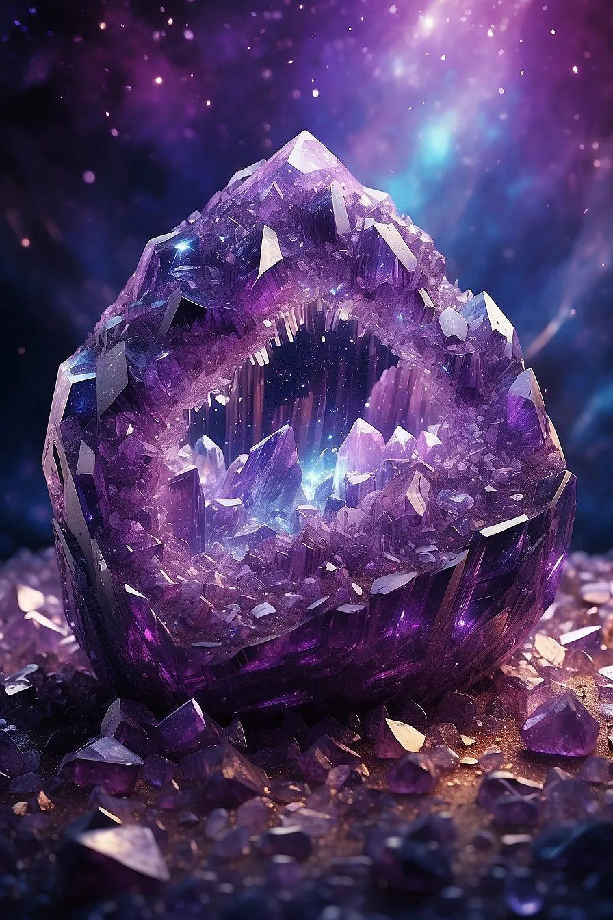 Small polished stone held in the hand beside a phone screen