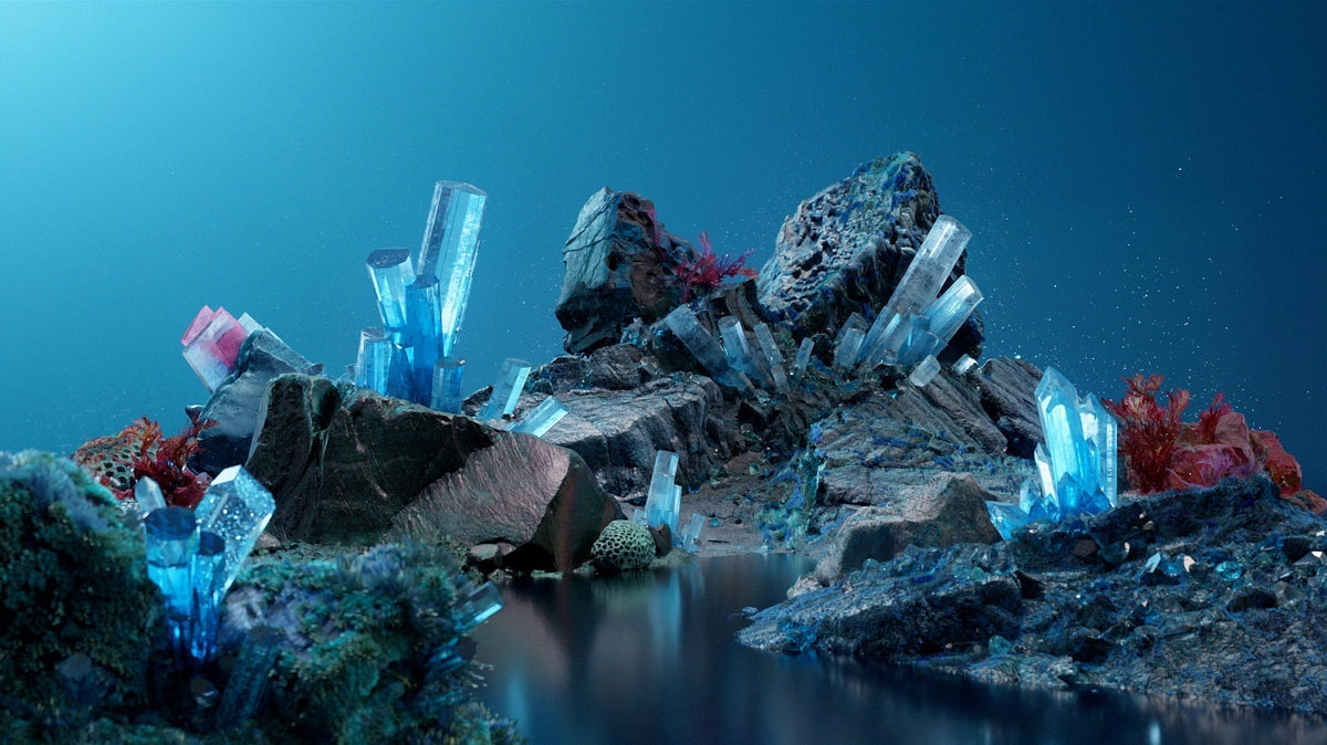 Natural-stone jewelry compared by scale, weight, surface and color