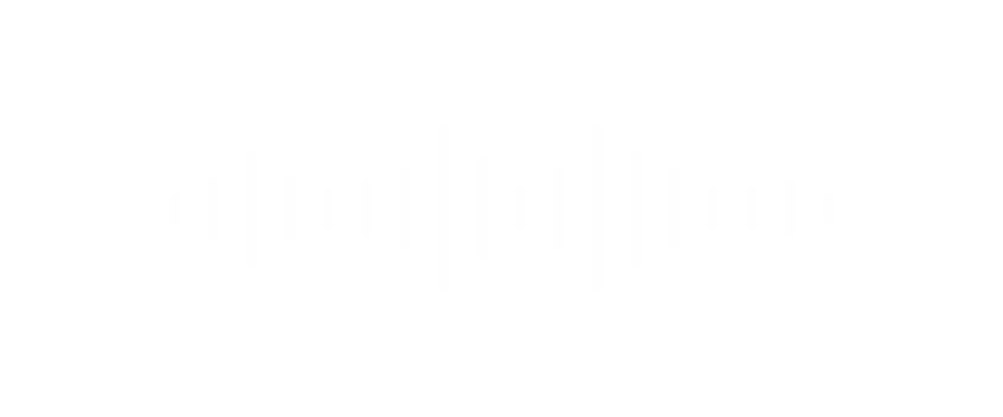 White audio waveform graphic representing the concept of a physical mute button. A visual metaphor for cutting through the relentless noise of modern life to achieve absolute clarity.