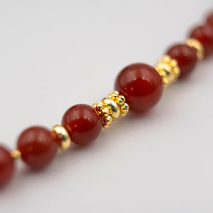 Carnelian Courage Necklace – Energy-Charged Jewelry for Creativity & Confidence Boost - jambhala＆jewelry