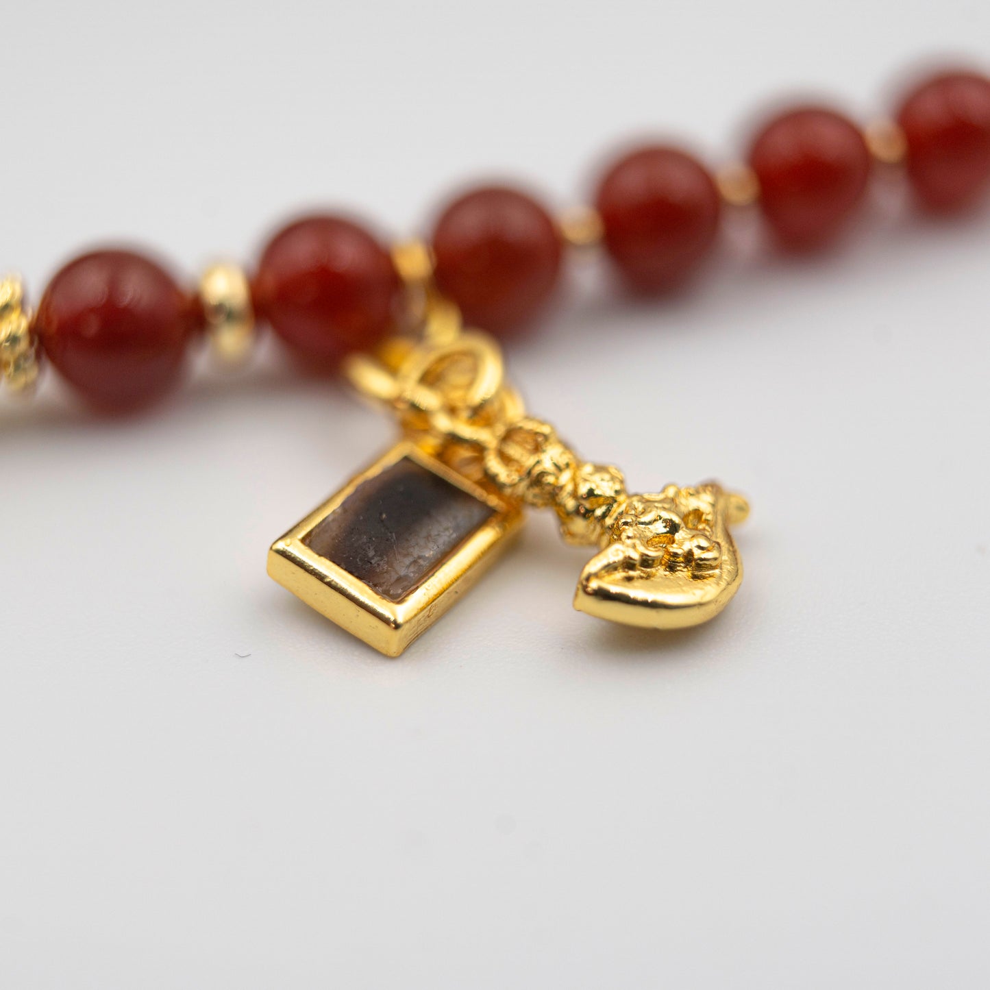Carnelian Courage Necklace – Energy-Charged Jewelry for Creativity & Confidence Boost - jambhala＆jewelry