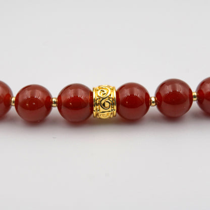 Carnelian Courage Necklace – Energy-Charged Jewelry for Creativity & Confidence Boost - jambhala＆jewelry