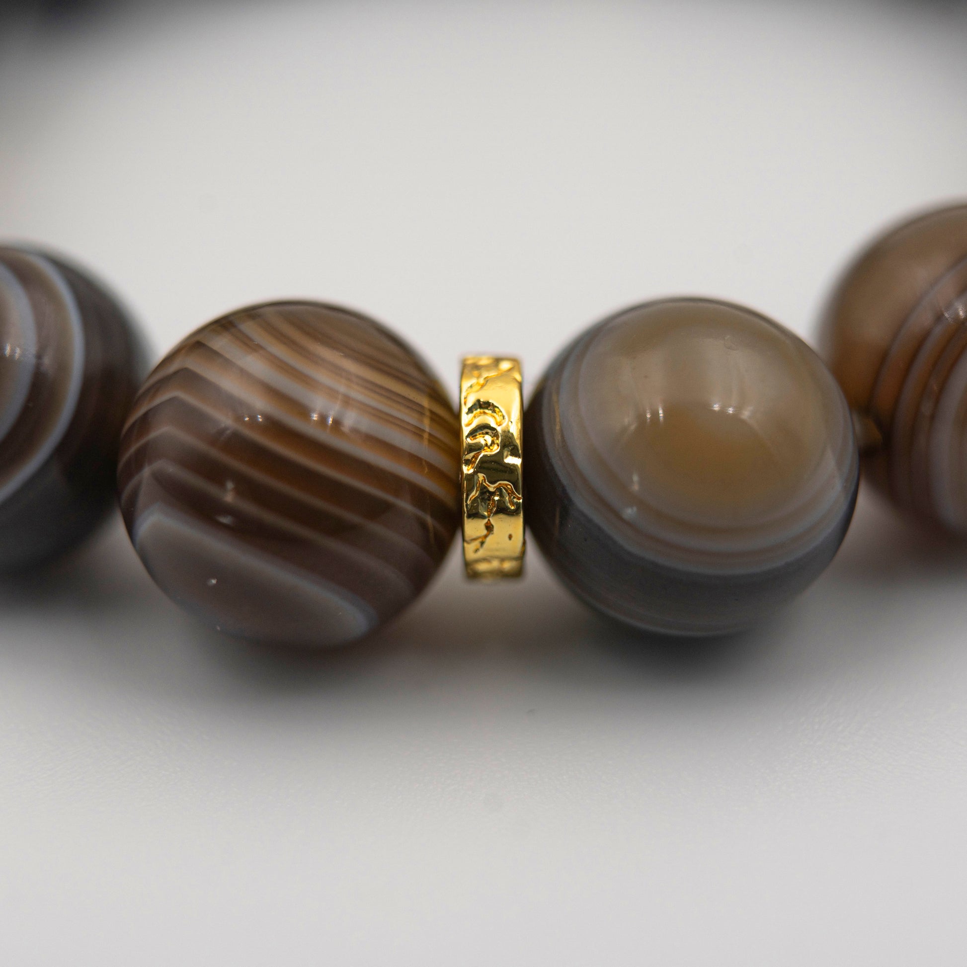 Banded Agate Spiritual Bracelet – Energy-Infused Grounding Jewelry for Protection & Balance - jambhala＆jewelry