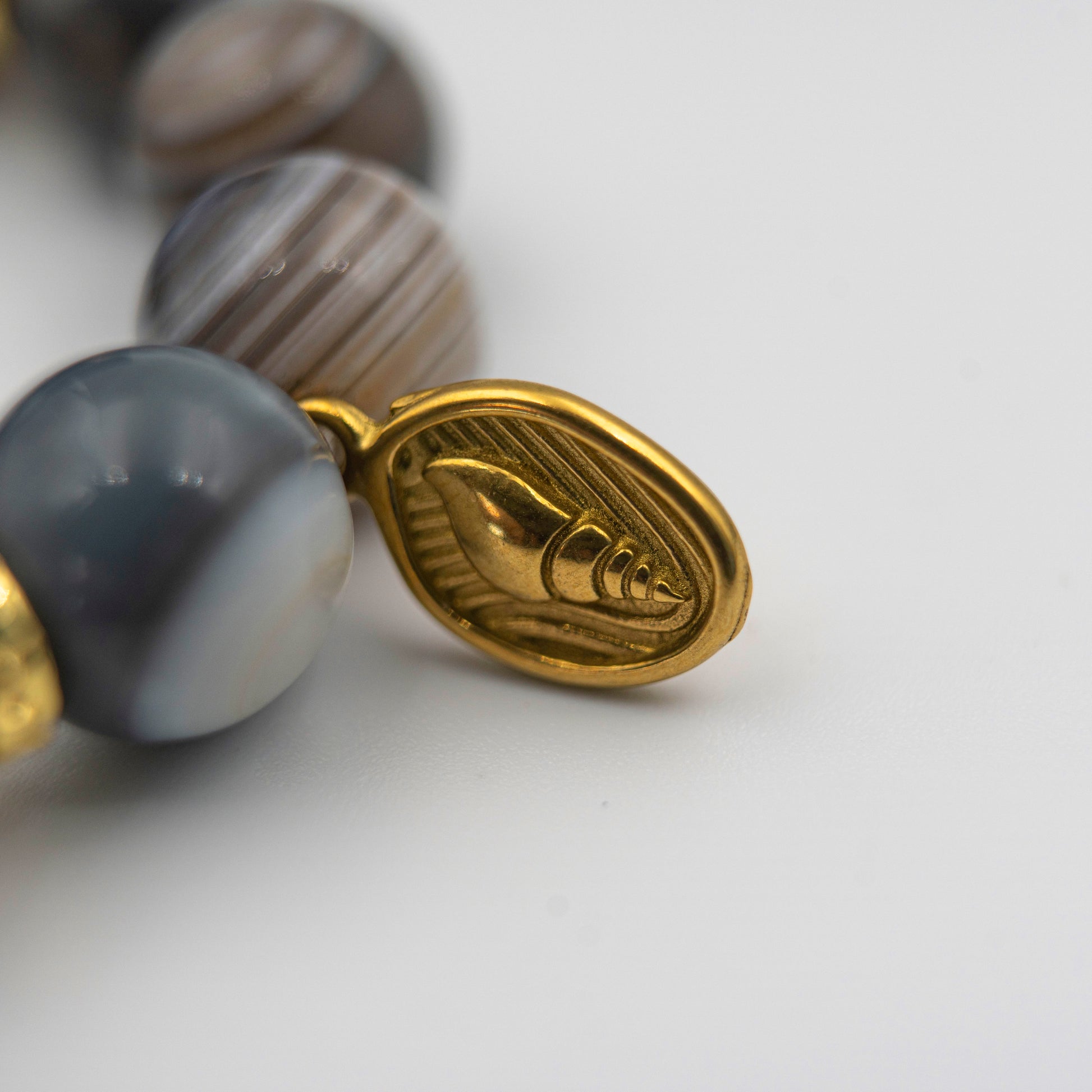 Banded Agate Spiritual Bracelet – Energy-Infused Grounding Jewelry for Protection & Balance - jambhala＆jewelry