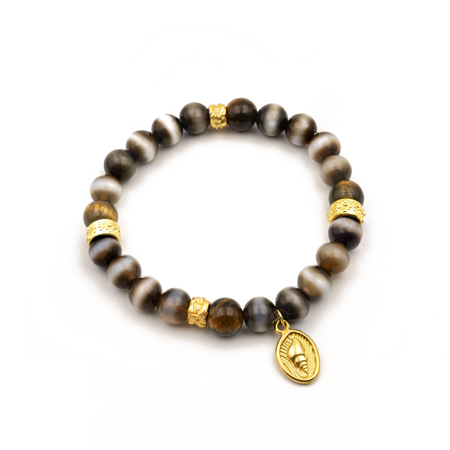 Energy Protection Tiger Eye Stone Bracelet - Handcrafted Spiritual Jewelry for Courage & Balance - jambhala＆jewelry