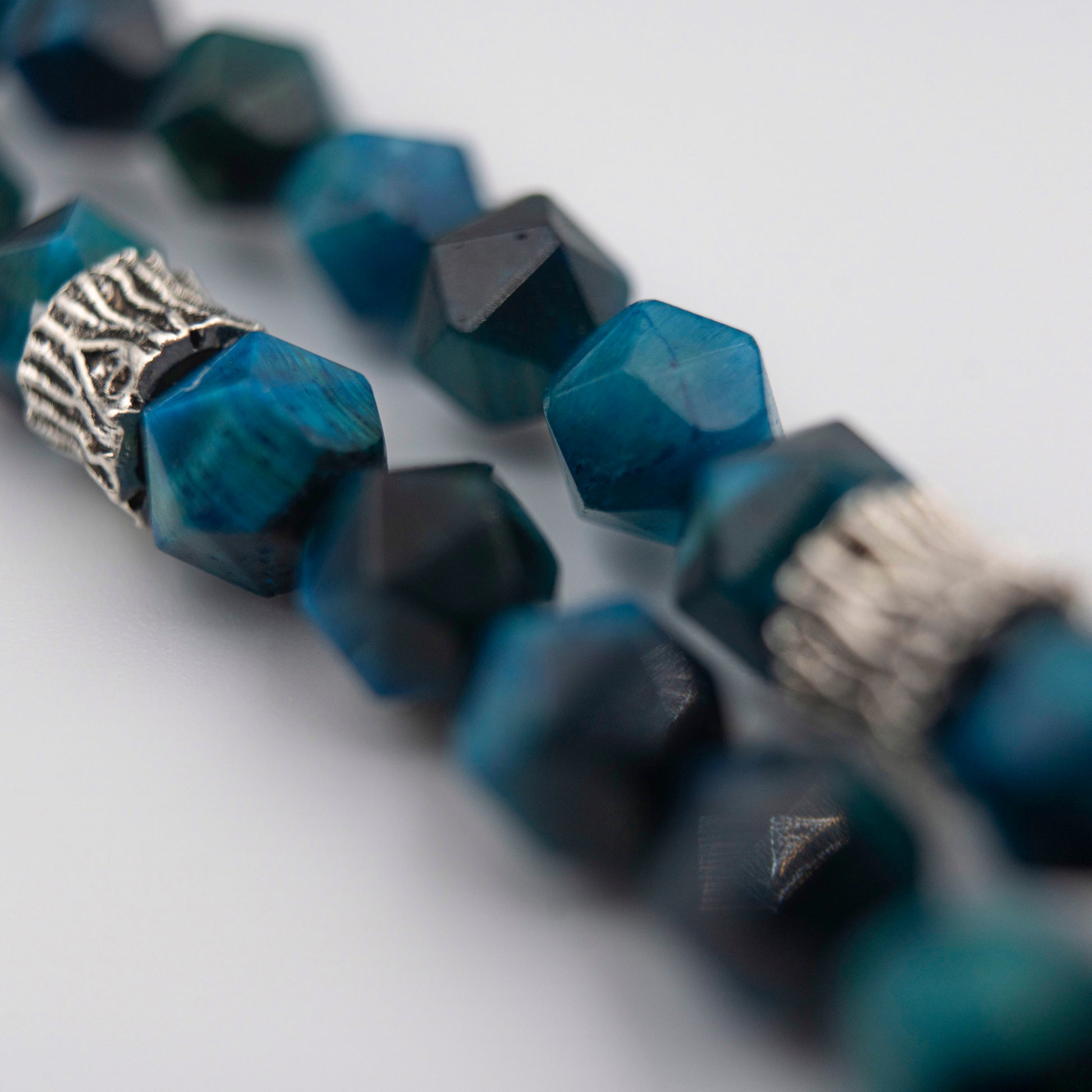 Natural Blue Tiger’s Eye Bracelet – Courage & Protection Stone Jewelry for Clarity - jambhala＆jewelry