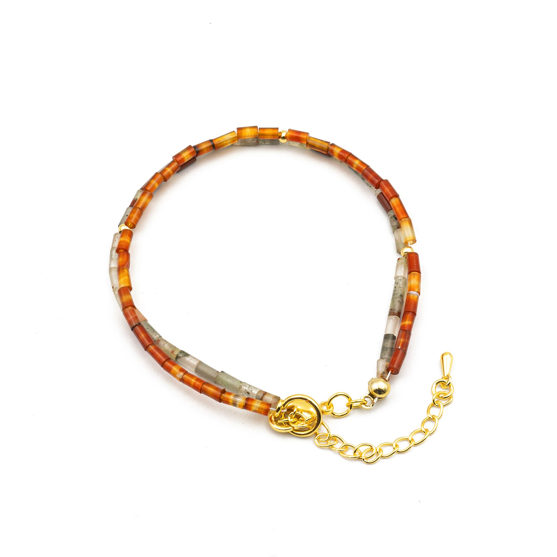 Red White Crystal Twin Flame Bracelet – Yin Yang Energy Jewelry for Love & Protection - jambhala＆jewelry