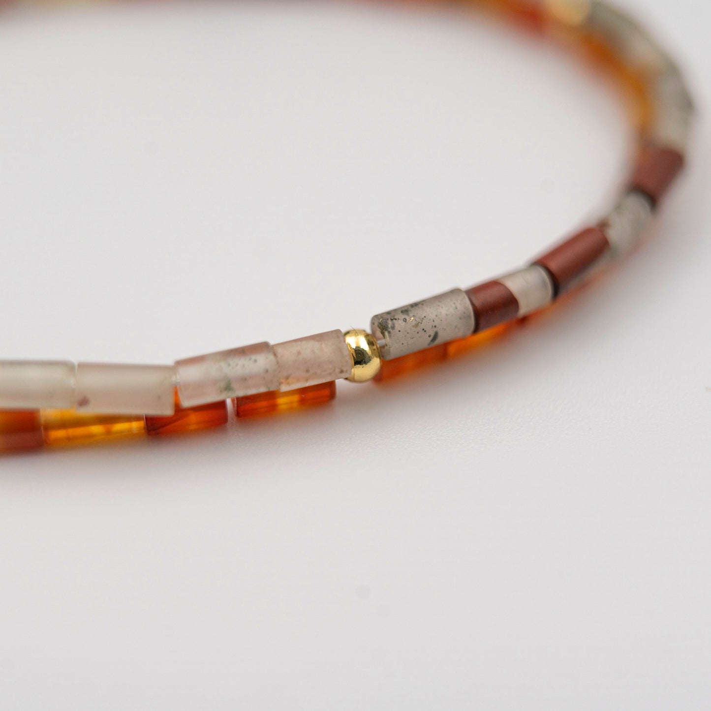 Red White Crystal Twin Flame Bracelet – Yin Yang Energy Jewelry for Love & Protection - jambhala＆jewelry