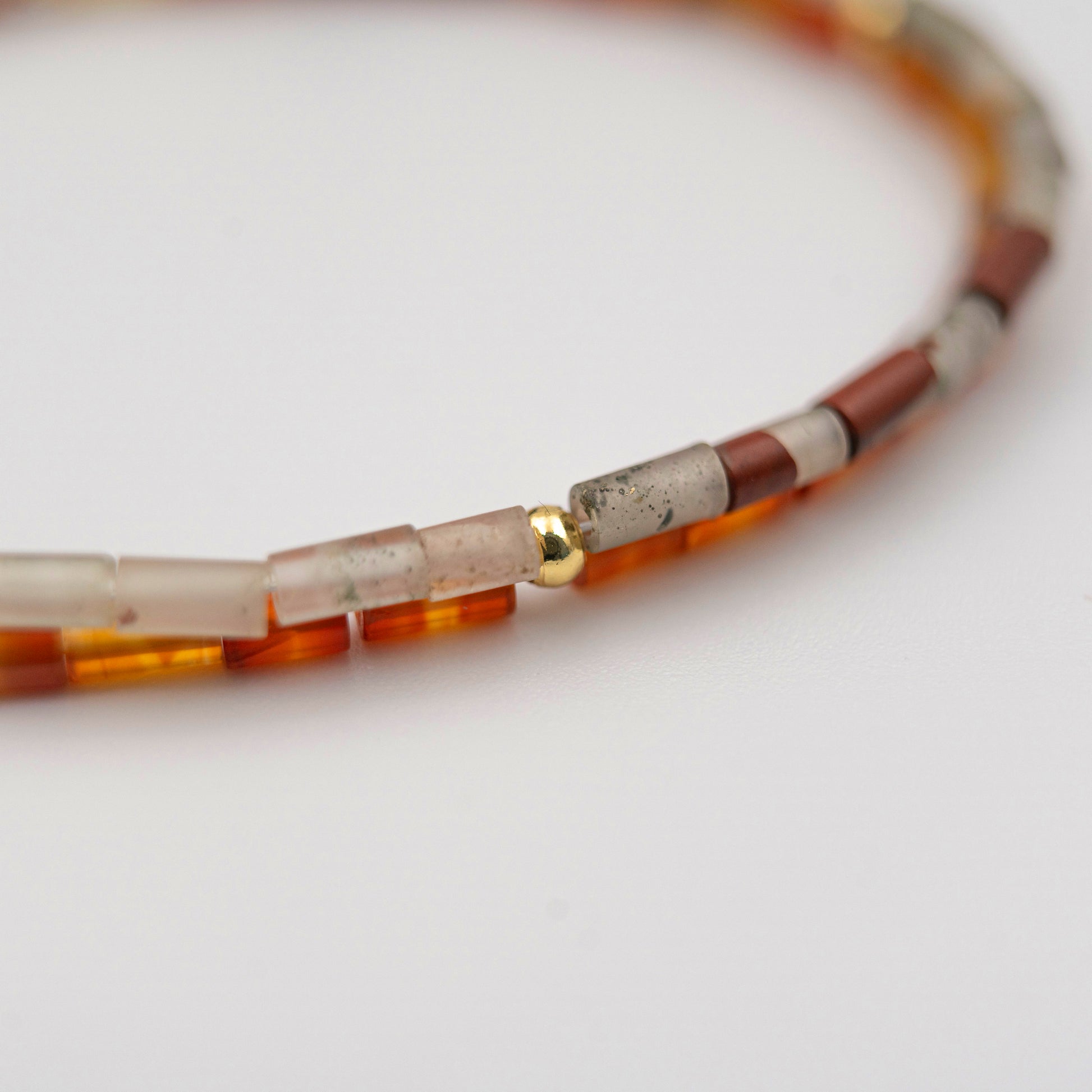 Red White Crystal Twin Flame Bracelet – Yin Yang Energy Jewelry for Love & Protection - jambhala＆jewelry