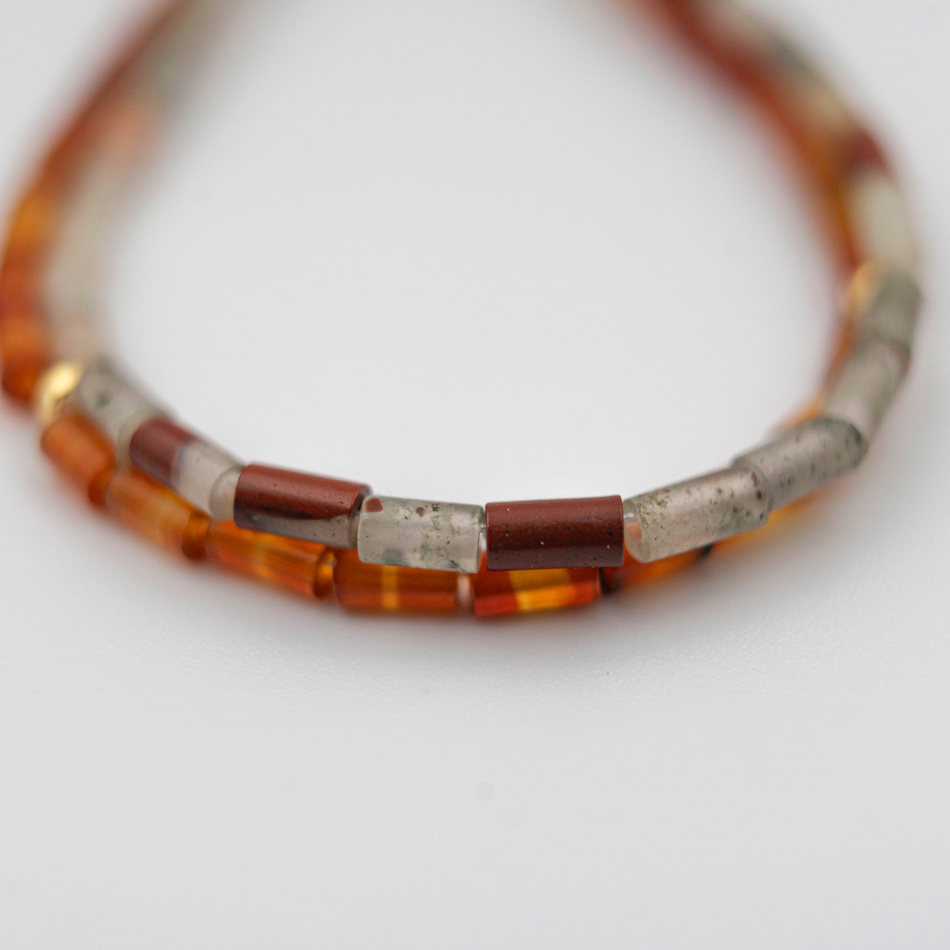 Red White Crystal Twin Flame Bracelet – Yin Yang Energy Jewelry for Love & Protection - jambhala＆jewelry