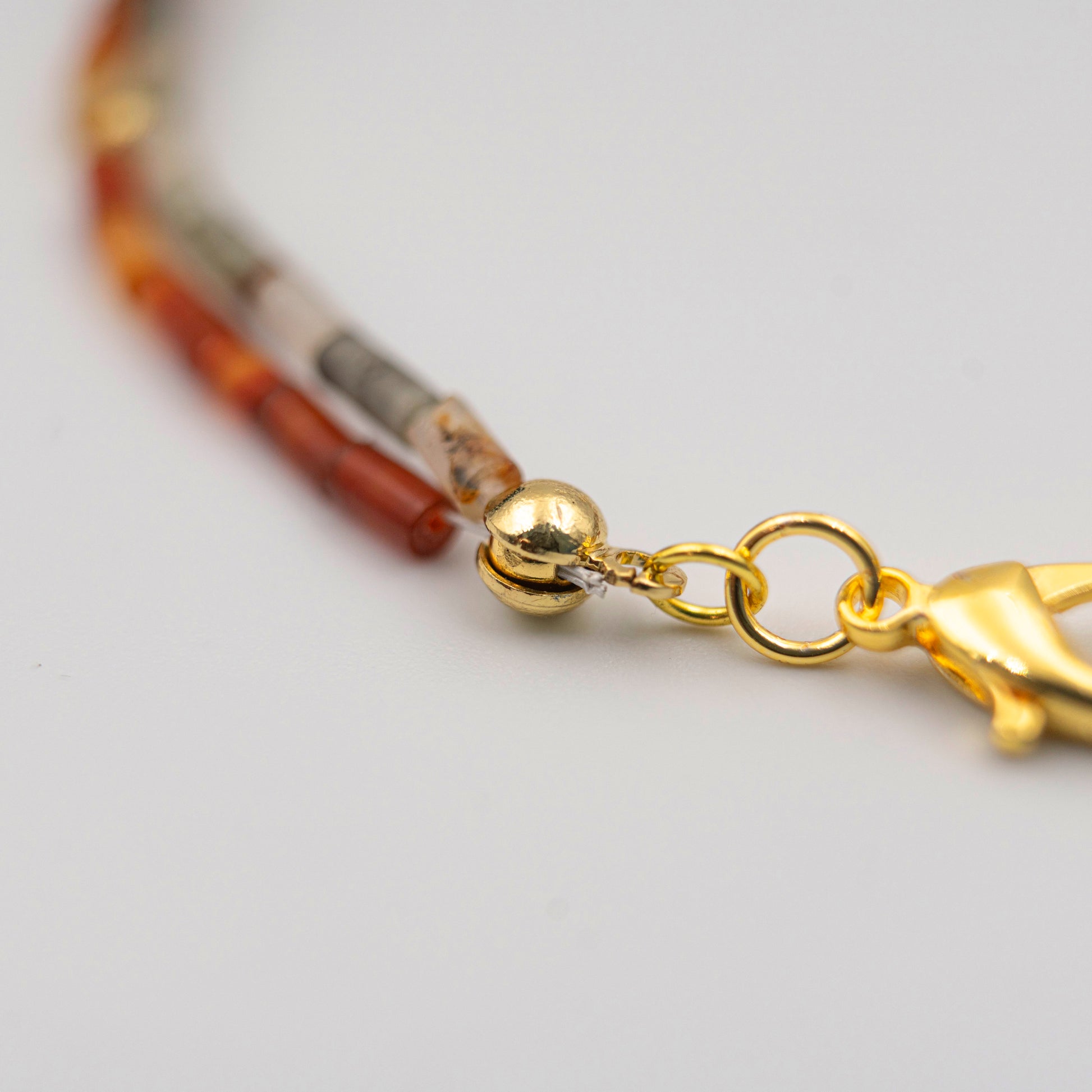Red White Crystal Twin Flame Bracelet – Yin Yang Energy Jewelry for Love & Protection - jambhala＆jewelry