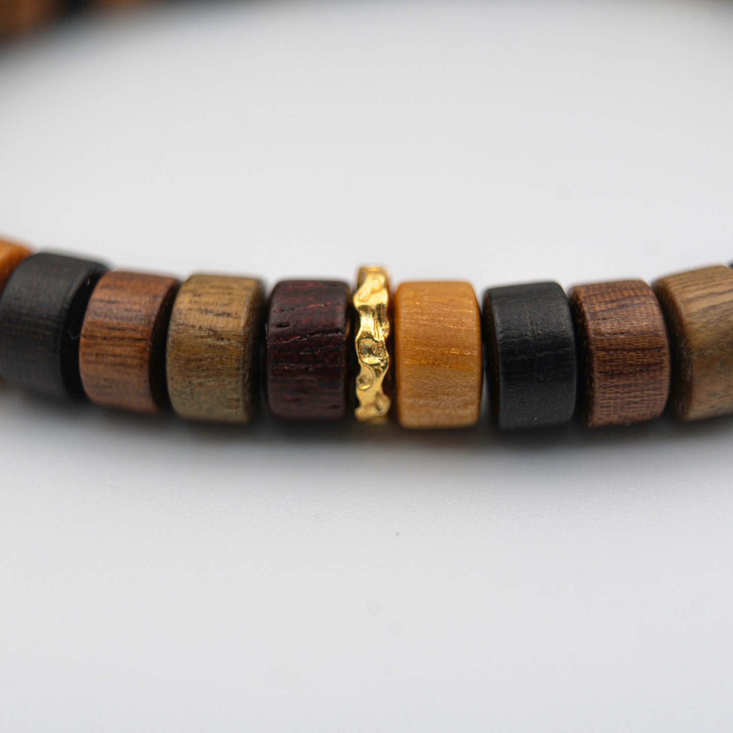 Seven-Color Sacred Wood Bracelet – Energy-Infused Spiritual Jewelry for Harmony & Vitality - jambhala＆jewelry
